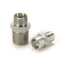 1CT hydraulic adapter carbon steel metric male /hydraulic adapter fitting bspt Metric Hose Adapter